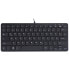 Фото #1 товара R-Go Compact R-Go ergonomic keyboard - QWERTZ (DE) - wired - black - Mini - Wired - USB - QWERTZ - Black