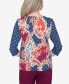 ფოტო #3 პროდუქტის Classic Paisley Patchwork Knotted Crew Neck Top