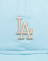 New Era 9twenty LA Dodgers washed mini logo cap in blue