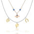 Колье Morellato Bee Maia Goldcharm pink gold, blue - фото #4