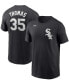 ფოტო #1 პროდუქტის Men's Frank Thomas Black Chicago White Sox Cooperstown Collection Name Number T-shirt