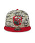 Фото #2 товара Men's Camo, Scarlet Tampa Bay Buccaneers 2023 Salute To Service 9FIFTY Snapback Hat