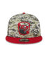 Men's Camo, Scarlet Tampa Bay Buccaneers 2023 Salute To Service 9FIFTY Snapback Hat - фото #2