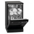 Фото #1 товара Bomann GSP 7407 - Freestanding - Slimline (45 cm) - Black - Black - Buttons - LED