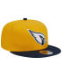 Фото #4 товара Men's Gold, Navy Arizona Cardinals 2-Tone Color Pack 9FIFTY Snapback Hat