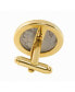 ფოტო #3 პროდუქტის Gold-Layered 2004 Keelboat Nickel Bezel Coin Cuff Links