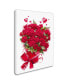 Фото #2 товара The Macneil Studio 'Valentine Roses' Canvas Art - 14" x 19"