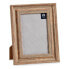 Photo frame 19 x 2 x 24 cm Crystal Wood Brown Copper Plastic (6 Units)
