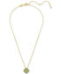 ფოტო #2 პროდუქტის Gold-Tone Color Crystal Clover Pendant Necklace, 15" + 2-3/4" extender