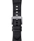 ფოტო #2 პროდუქტის Official PRX Interchangeable Black Leather Watch Strap