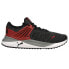Puma Pacer Future Doubleknit Lace Up Mens Black, Red Sneakers Casual Shoes 3848