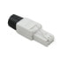 Фото #1 товара ROTRONIC-SECOMP feldkonfektion.barer RJ45 Stecker SLIM, Kat.6A/Kl.EA, UTP, werkzeuglos - ROLINE feldkonfektionierbarer RJ-45 Stecker Kat.6A (Class EA)