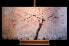 Acrylbild handgemalt Kirschblütentraum