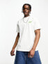 HUF local support t-shirt in white with chest and back print