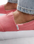 Toms Alpargata Fenix slip on trainers in bright pink