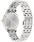 Men's Swiss Greca Time GMT Stainless Steel Bracelet Watch 41mm