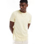 Abercrombie & Fitch elevated icon logo classic fit t-shirt in yellow Желтый, S - фото #1