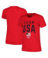 Фото #1 товара Women's Red Team USA T-shirt