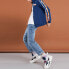 Фото #6 товара Спортивная куртка Li-Ning из коллекции модной спортивной одежды AWDQ368-8 с застежкой на молнии для пары, цвет темно-синий,