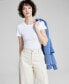 ფოტო #2 პროდუქტის Women's Seamless Short-Sleeve Top, Created for Macy's