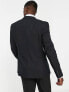 Jack & Jones Premium super slim fit stretch wool mix suit jacket in black