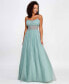 Juniors' Rhinestone-Embellished Mesh-Waist Gown, Created for Macy's