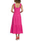 ფოტო #2 პროდუქტის Women's Sleeveless Flutter-Strap Dress