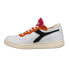 Фото #3 товара Diadora Mi Basket Row Cut Tennis Lace Up Mens White Sneakers Casual Shoes 17854