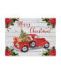 Фото #1 товара Jean Plout 'Vintage Red Truck Christmas' Canvas Art - 32" x 24"