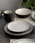 Colorwave Coupe 16-Pc. Dinnerware Set, Service for 4