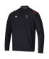 Фото #3 товара Men's Black Texas Tech Red Raiders 2021 Sideline Motivate Quarter-Zip Jacket