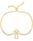 ფოტო #1 პროდუქტის Women's Diamond Accent Adjustable Bracelet