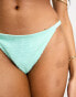 Фото #6 товара Peek & Beau Exclusive crinkle high waist bikini bottom in mint