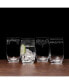 Amelia Highball Glasses Set of 4, 15.25 oz