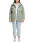 Plus Size Zip-Front Long-Sleeve Hooded Jacket