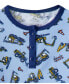 ფოტო #2 პროდუქტის Baby and Toddler Boys Snug Fit 3-Piece Pajama Set