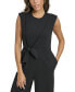 ფოტო #3 პროდუქტის Women's Tie-Waist Sleeveless Jumpsuit