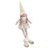 Christmas bauble White Golden Polyresin Sand Fabric Girl 12 x 9 x 48 cm