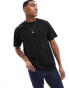 DTT oversized t-shirt in black