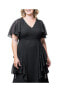 ფოტო #4 პროდუქტის Plus Size Tour de Flounce Evening Gown