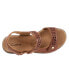 Фото #8 товара Trotters Romi T2118-215 Womens Brown Leather Strap Slingback Sandals Shoes 7