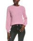 Фото #1 товара 27 Miles Malibu Diamond Pointelle Sleeve Cashmere Top Women's