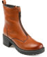 ფოტო #1 პროდუქტის Women's Norrah Zip Up Moto Booties