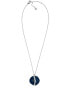 Фото #1 товара Original necklace made of steel with a glass pendant Sea Glass SKJ1809040