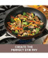 Фото #11 товара Nouvelle Copper Luxe Sable Hard-Anodized Non-Stick Stir Fry Pan