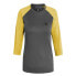 DAINESE BIKE HG Bondi 3/4 sleeve T-shirt Dark Gray / Yellow, S - фото #4