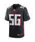 Фото #3 товара Men's Keith Brooking Black Atlanta Falcons Game Retired Player Jersey