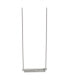 Фото #1 товара Chisel cZ Bar Cable Chain Necklace with a 1 inch Extension Necklace
