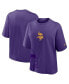 Фото #1 товара Women's Purple Minnesota Vikings Boxy T-Shirt