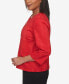 ფოტო #3 პროდუქტის Petite Park Place Gold-Tone Embellished Faux-Suede Jacket